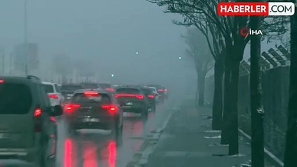 Ankara'da Kar ve Sis Etkili Oluyor