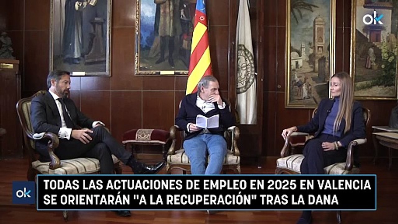 Todas las actuaciones de empleo en 2025 en Valencia se orientarán "a la recuperación" tras la DANA