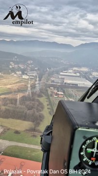 emGAZELA H-45 (SA342) Soko - Polazak Rajlovac Povratak Dan OS BiH S24+ 2024