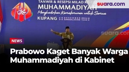 Termasuk Budiman Sudjatmiko, Prabowo Kaget Banyak Warga Muhammadiyah di Kabinet Merah Putih