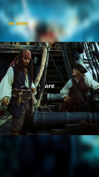 Pirates of the Caribbean movie scene - Jack Sparrow