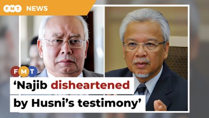 Najib ‘disheartened’ by testimony of ex-colleague Husni