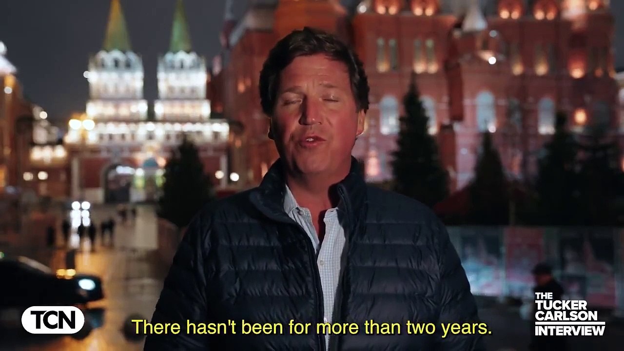 L'animateur conservateur Tucker Carlson, proche du président américain élu Donald Trump, annonce avoir réalisé à Moscou une interview du chef de la diplomatie russe Sergueï Lavrov qui serait diffusée "très bientôt" - VIDEO