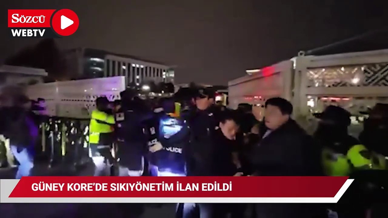 Güney Kore'de sıkıyönetim ilan edildi