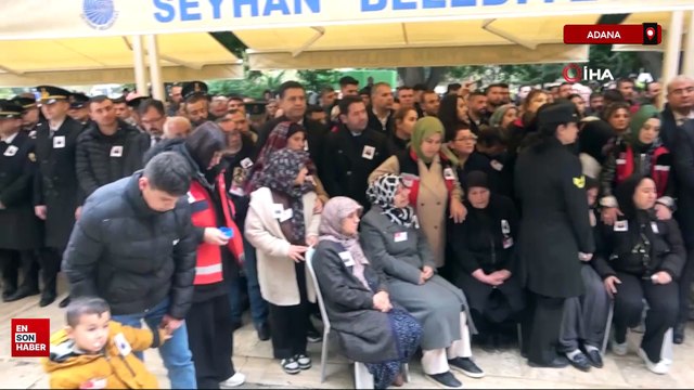 Adanalı şehit son yolculuğuna uğurlandı: Eşinin feryadı yürekleri dağladı
