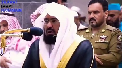 Very Emotional Recitation By Sheikh Abdul Rahman Sudais
