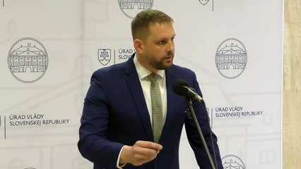 Brífing ministra zdravotníctva K. Šaška pred rokovaním Vlády SR (1)