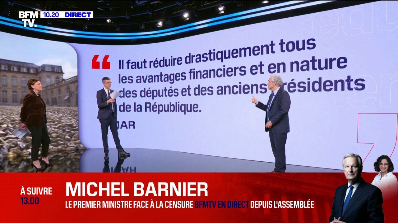 Réduire les avantages financiers et en nature des politiques, est-ce la solution? BFMTV répond à vos questions sur la motion de censure