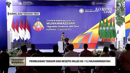 [FULL] Sambutan Presiden Prabowo Buka Tanwir & Resepsi Milad Muhammadiyah di Kupang, NTT