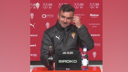 La contestación más viral del entrenador del Sporting sobre la Copa del Rey que está revolucionando las redes