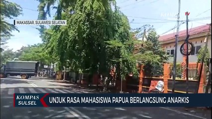 Unjuk Rasa Mahasiswa Papua Berlangsung Anarkis