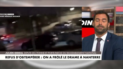 Julien Odoul : «Ces refus d'obtempérer se soldent souvent par des drames»