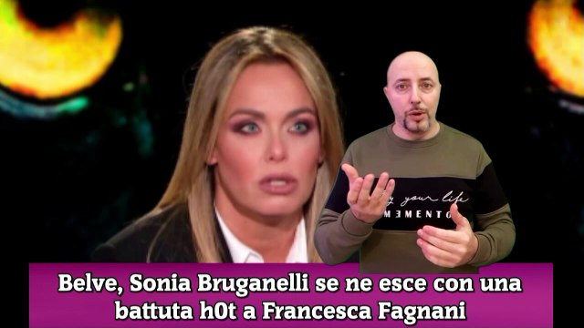 Belve, Sonia Bruganelli se ne esce con una battuta h0t a Francesca Fagnani
