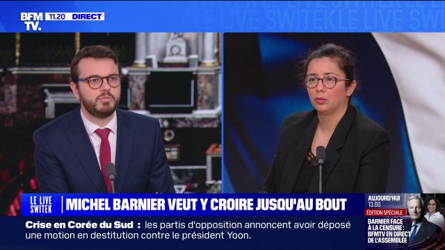 Censure: pour Arthur Delaporte (PS), Michel Barnier est dans le déni total