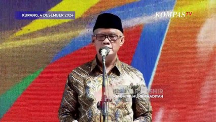 Ekspresi Seskab Mayor Teddy Dipuji Ketum Muhammadiyah Haedar Nashir: Selalu Ada Tepuk Tangan Spesial
