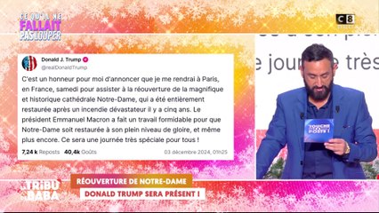Réouverture de Notre-Dame: Donald Trump sera présent !