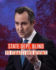 State Dept. Blind to Israeli Violations