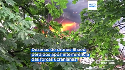 Ucrânia redireciona drones russos para a Bielorrússia