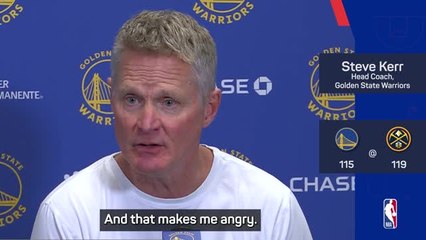 Kerr explains fury at officials after late controversy