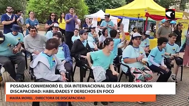 Posadas conmemoró el Día Internacional de las Personas con Discapacidad habilidades y derechos en foco