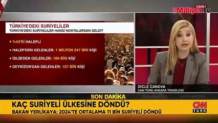 Bakan Yerlikaya: '1 milyon 247 bin Halepli var'