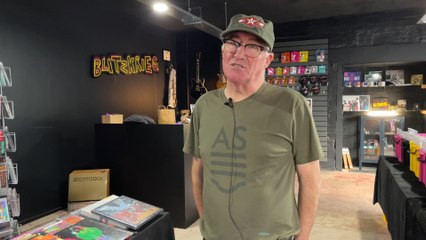 Blitzrieg record shop has moved from Glasgow’s London Road to the Gallowgate, right across from the Barrowland Ballroom