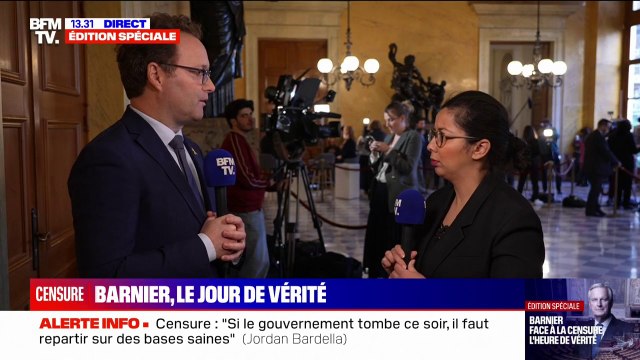 Motion de censure: On espère qu'une partie des socialistes vont être responsables , confie Sylvain Maillard (Ensemble)