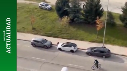 La viral persecución de la policía a un ciclista en Madrid