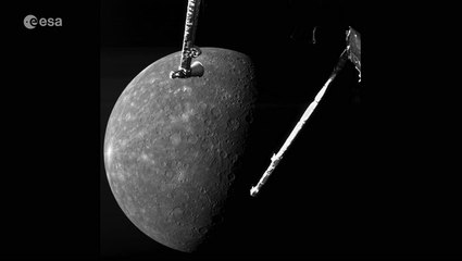 Time-Lapse Of BepiColombo Spacecraft Makes Closest Mercury Flyby To Date
