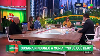 Susana Giménez ninguneó a Moria Casán: "No sé qué dijo"