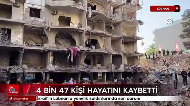 İsrail'in Lübnan'a yönelik saldırılarında son durum: 4 bin 47 kişi yaşamını yitirdi
