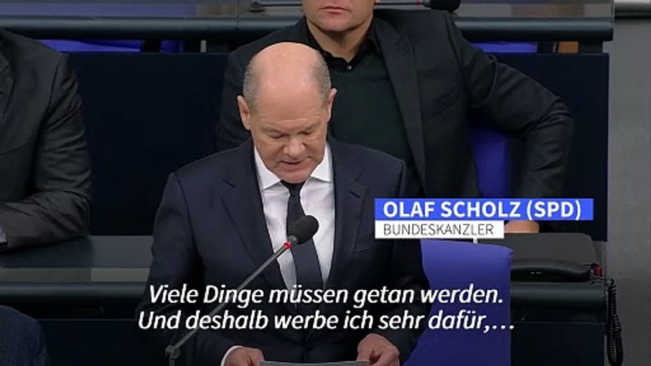 Scholz: Wahlkampf darf keine 'Zeit des Stillstands' sein