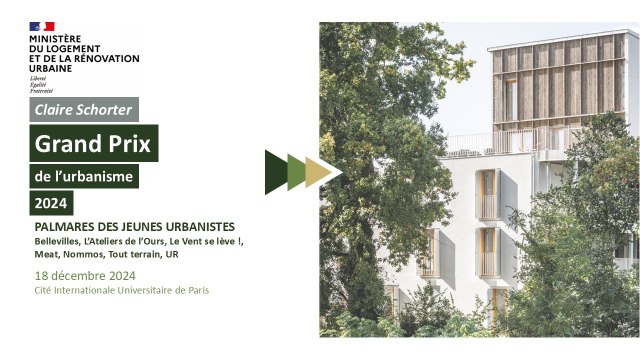 Cérémonie du Grand Prix de l'Urbanisme et Palmarès des jeunes urbanistes 2024