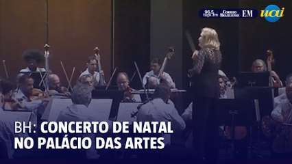 Palácio das Artes recebe concerto de natal