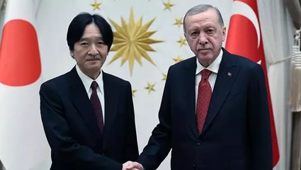 Cumhurbaşkanı Erdoğan, Japonya Veliaht Prensi Akshino Fumihito’yu kabul etti