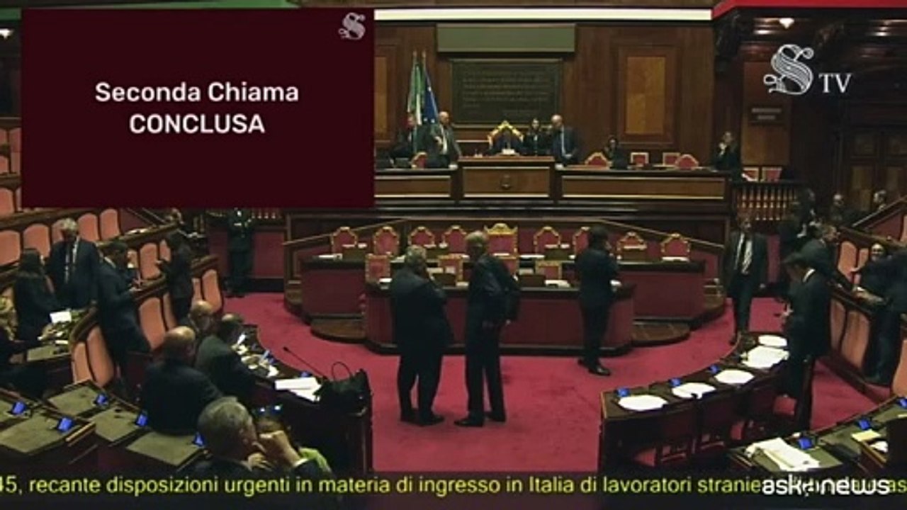 Dl flussi, aula Senato approva fiducia con 99 s?