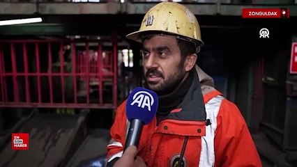 Zonguldak'ta yerin metrelerce altında kara elmas mesaisi