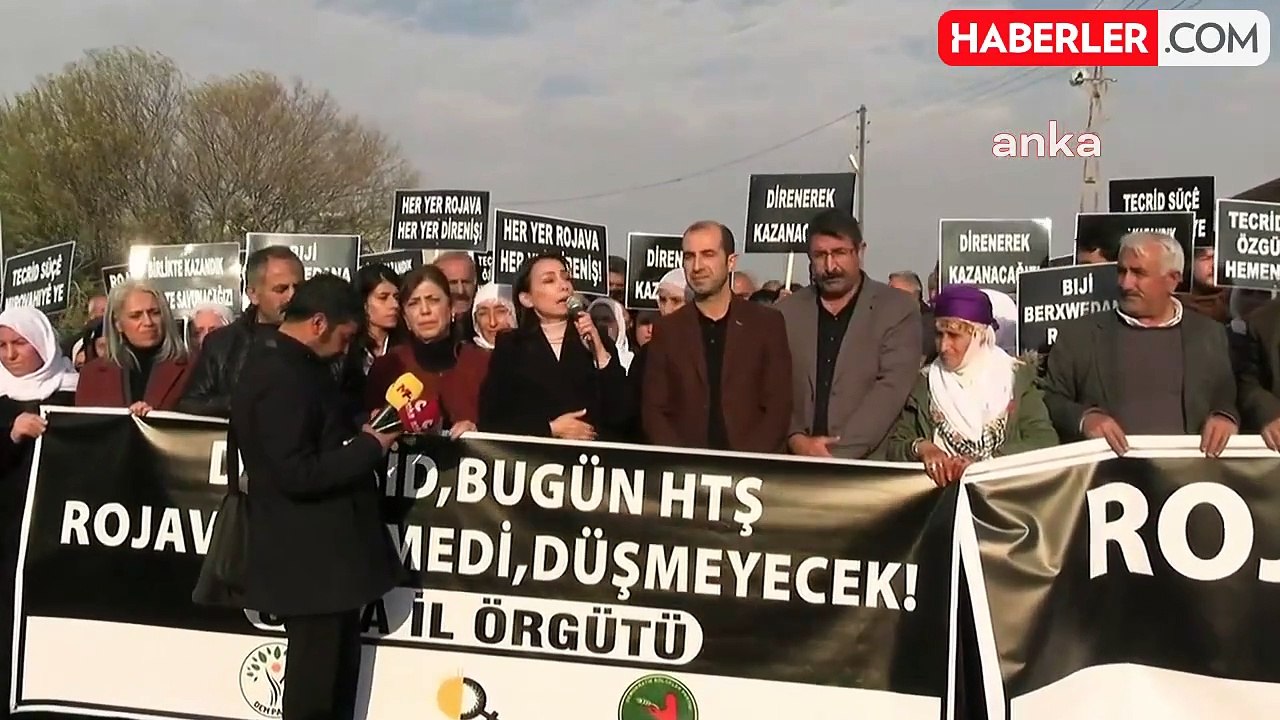 Dem Parti Eş Genel Başkanı Hatimoğulları Suruç Sınır Hattında Konuştu: Suriye'de Barış Sağlanmalıdır