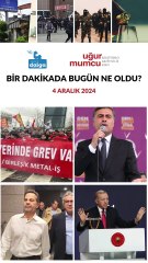 Bir dakikada bugün ne oldu?
