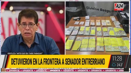 📢 DETUVIERON EN LA FRONTERA AL SENADOR EDGARDO KUEIDER CON 200 MIL DÓLARES NO DECLARADOS