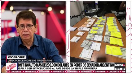 Un senador aliado de Milei fue detenido en Paraguay con más de 200 mil dólares sin declarar