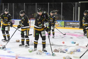 Teddy Bear Toss 2024 Nottingham Panthers