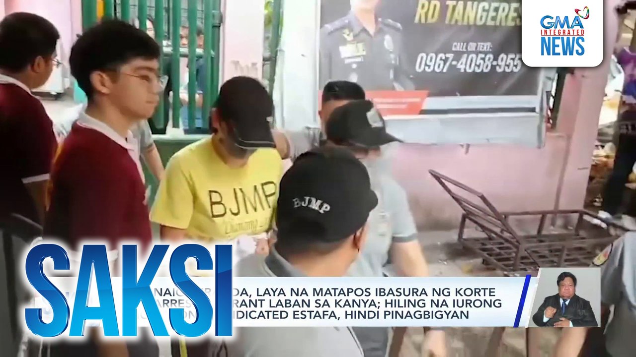 Neri Naig-Miranda, laya na matapos ibasura ng korte ang arrest warrant laban sa kanya; hiling na iurong ang kasong syndicated estafa, hindi pinagbigyan | Saksi