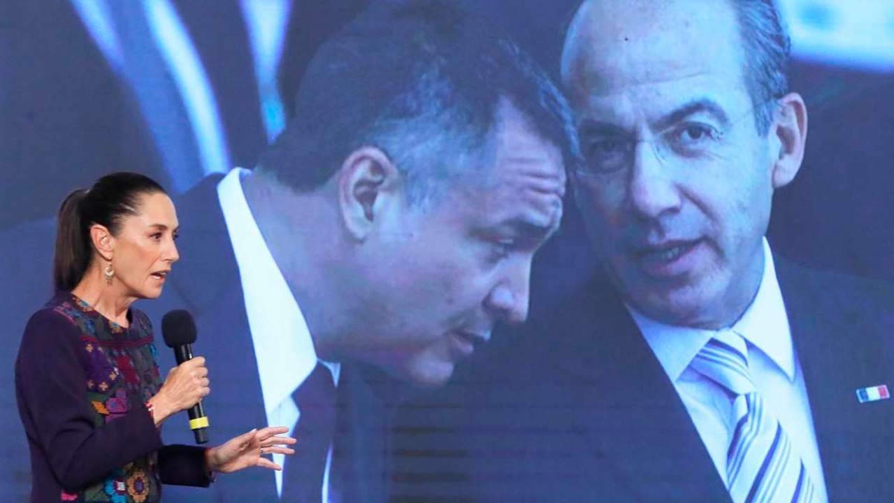 Claudia Sheinbaum exige a Felipe Calderón pedir disculpas a México por la 'guerra contra el narco'