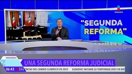 Magistrado del TEPJF considera que debería haber una segunda reforma judicial