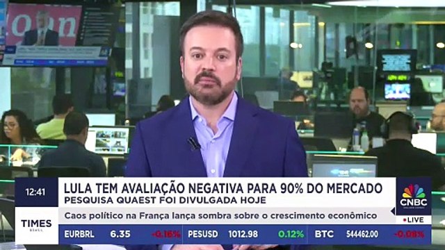 Diretor da Quaest comenta pesquisa de avaliação do mercado sobre política fiscal de Lula