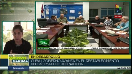 Cuba avanza en el restablecimiento del sistema eléctrico nacional