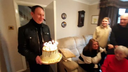 Identical twins celebrate 90th birthdays.