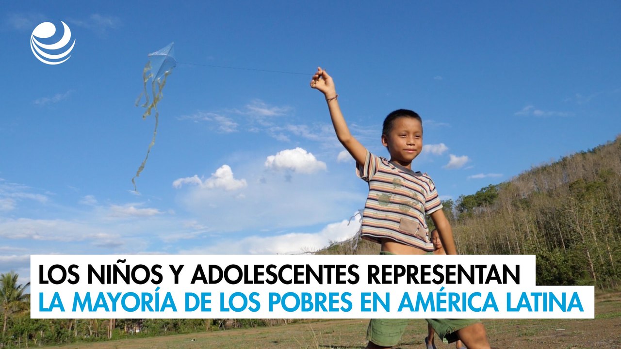 Los niños y adolescentes representan la mayoría de los pobres en América Latina