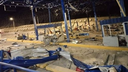 Atentado explosivo en el peaje Pamplonita deja dos uniformados y un civil heridos